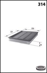 [P319] FIL AIR NISSAN /CLIO/MODUS1.5D