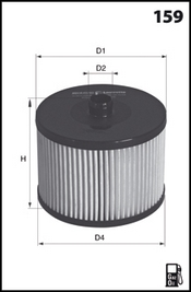 [F104] FIL Gasoil PE-307/Cit-C4 FOCUS