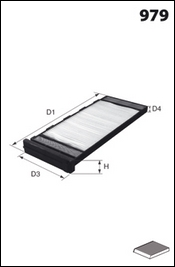 [HB196] FILTER HABITACLE NISSAN