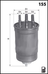 [M528] FILTRE GASOILE SSANYONG