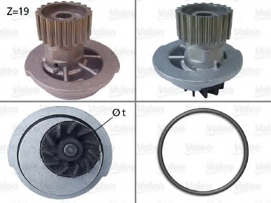 POMPE EAU CHEV AVEO/CHRUZE 1.4es