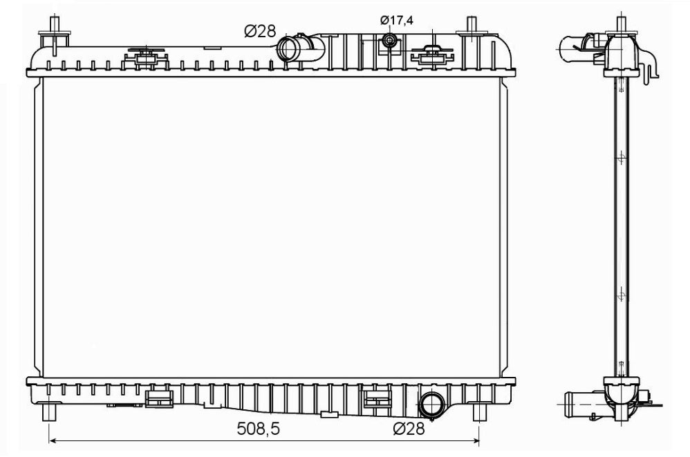 [NRF 53152] RAD FIESTA  2008-->8MK376754761