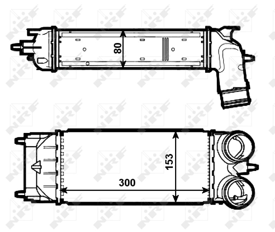 [NRF 30548] RAD TURBO P 508  C5 III 1.6 HDI  0