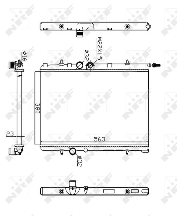 RADIATEUR  206 NM  732886