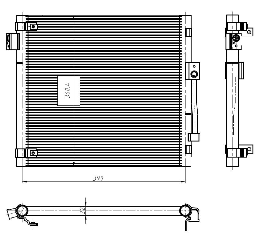 RADIATEUR  C2 C3 III DS3 DS4 1.2VT