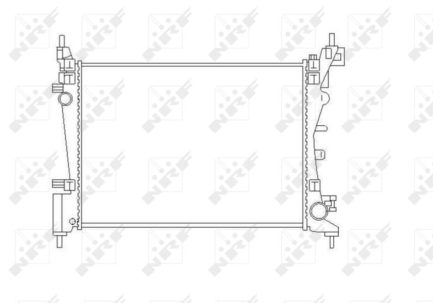 RADIATEUR  Grande PUNTO  735042