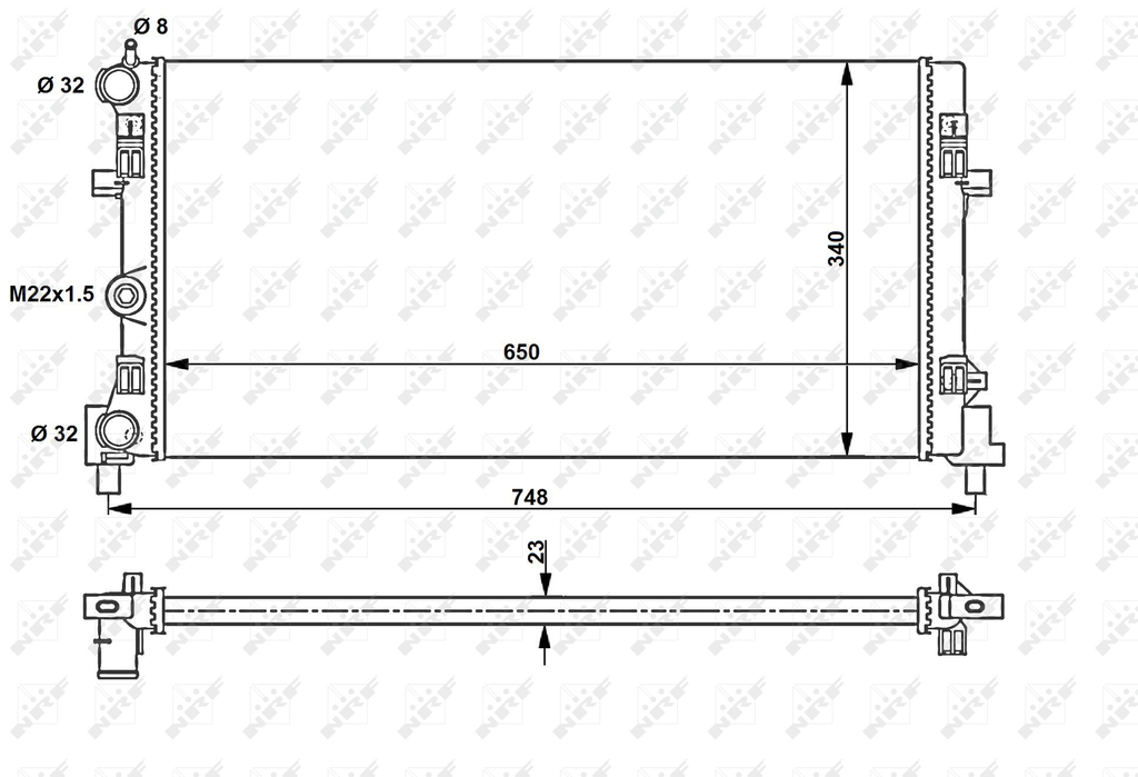 RADIATEUR  POLO 7 8MK376754284