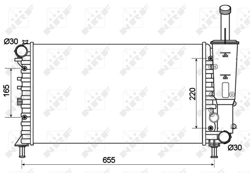 RADIATEUR  PUNTO III 1.2 732923