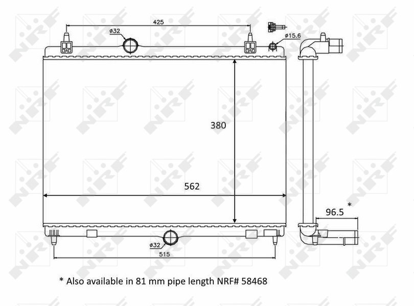 RADIATEUR *P508/C5 III* 1.6 HDI