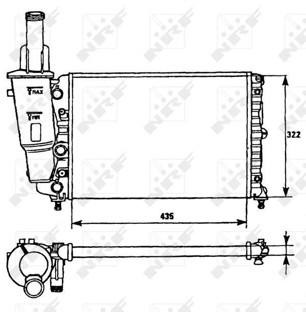 RADIATEUR -PM- PUNTO ESS 93-->99