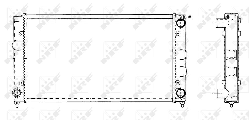 RADIATEUR GOLF II/ JETTA1-2  38372