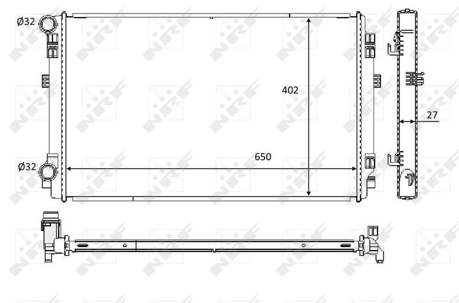 RADIATEUR*Q3/LEON/GOLF 7 E+D
